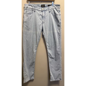 34 HERITAGE Courage Mid-Rise Straight Jeans Size 35x34 Blue New With tags Flawed